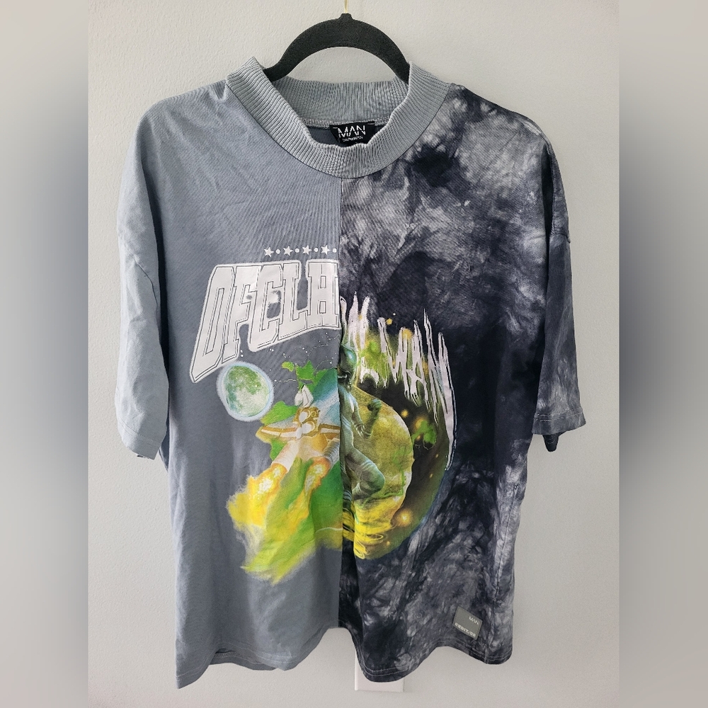 Men's short & matching shirt set size xl boohoo man brand